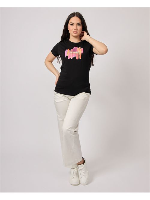 Yes Zee women's cotton T-shirt with print YES ZEE | T222-T9010801